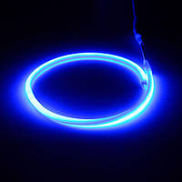 Светодиодная LED лента гибкий неон круглый Led Neon Flex B синяя 220В 220V