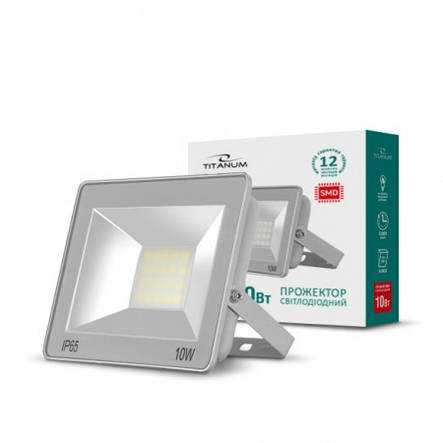 Прожектор світлодіодний TITANUM 10W 6000K TLF106 220V (23979), фото 3
