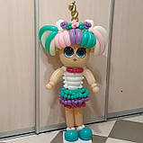 Лялька з повітряних куль, вибір 👉 або свій варіант, висота ок.1,2 м, фото 3