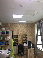 Отопление парикмахерской г. Киев обогревателями Business-500  в подвесной потолок  Армстронг  2