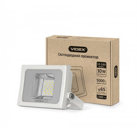 Прожектор світлодіодний VIDEX PREMIUM 10W 5000K 12-24V White (24967), фото 3