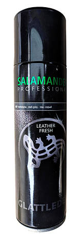 Аерозоль фарба Темно-сіра для гладкої шкіри "Leather Fresh" Salamander Professional 250 мл Німеччина, фото 1