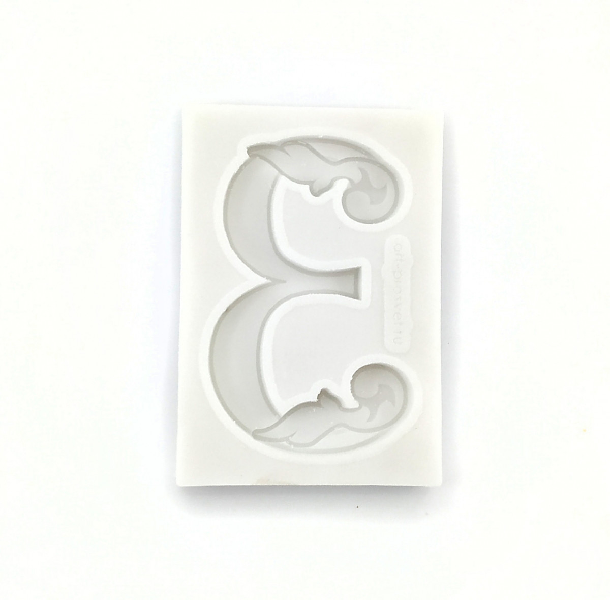 Силиконовый молд Цифра 3