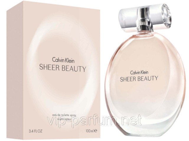 Calvin Klein Sheer Beauty туалетна вода 100 ml. (Кельвін Кляйн Шеер Б'юті), фото 1