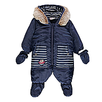 Утеплений комбінезон для хлопчика BRUMS 193BBAY002-283 синій 86