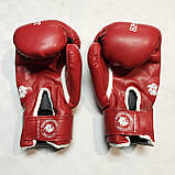 Боксерские перчатки LEV SPORT 6 унций (красные), фото 3