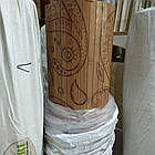 Бамбукові шпалери "Мотиви" темний фон, висота рулону-0,9 м, ширина планки 17 мм / Бамбукові шпалери, фото 2