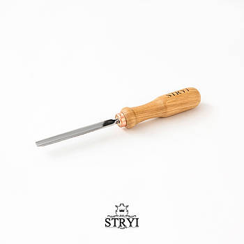 Стамеска полога 10 мм STRYI Profi для різьби по дереву