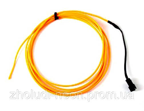 Холодный гибкий неон оранжевый 3-го поколения 2,6 мм,(розница, опт) - фото 2 - id-p11169548