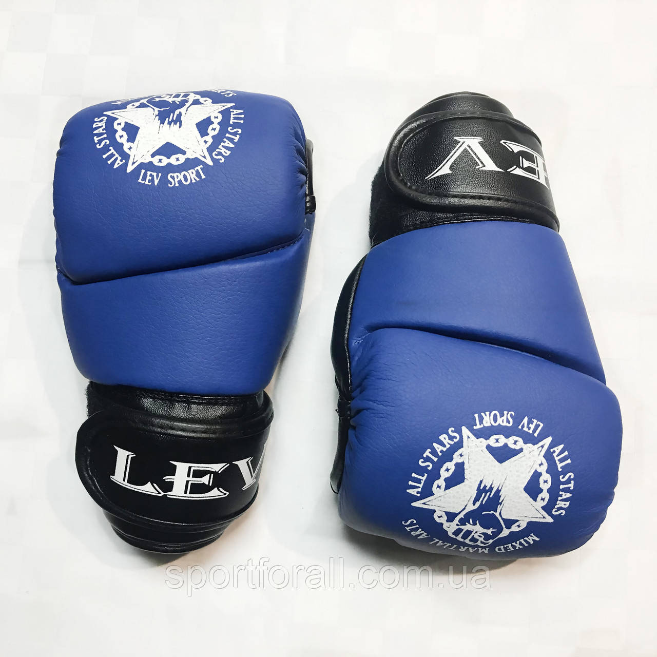 Рукавички для єдиноборств Lev-Sport М1 (ММА) Сині S