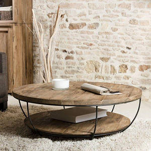 Журнальний столик "Масив", кавовий столик, столик для передпокою, маленький столик, круглий столик