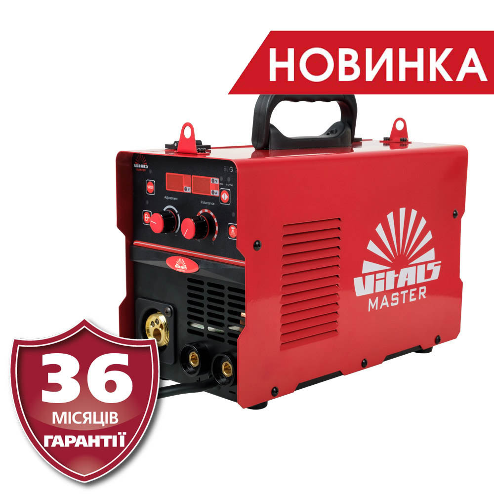 Зварювальний напівавтомат/інвертор MIG-MAG + MMA, 140А, Латвія, Vitals Master MIG 1400T Digital