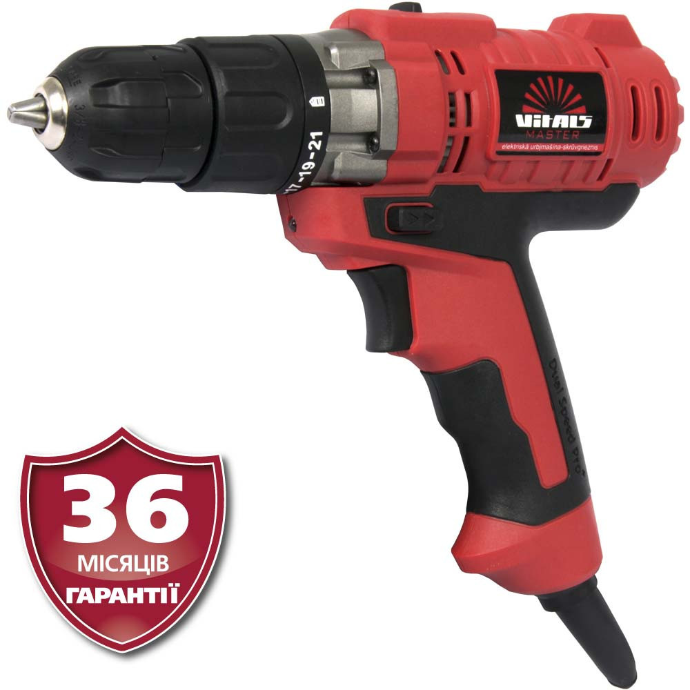 Дриль-шурупокрут мережева Латвія Vitals Master Us 1032MG Dual Speed Pro+