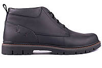 Зимові шкіряні черевики чоловічі модні стильні щоденні якісні на хутрі 40 розмір Mida 14246 3 2021