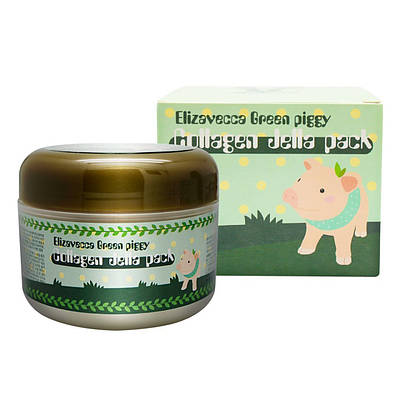 Маска для обличчя Elizavecca Green Piggy Collagen Jella Pack