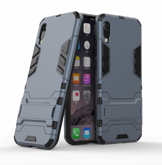 Чохол Transformer для Huawei Y6 2019 протиударний Темно-синій