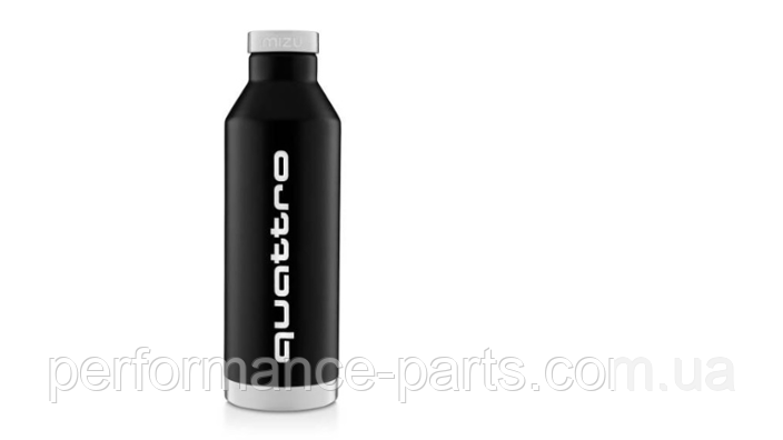 Сталева пляшка для води Audi quattro Insulated Bottle, Black, 3291800300