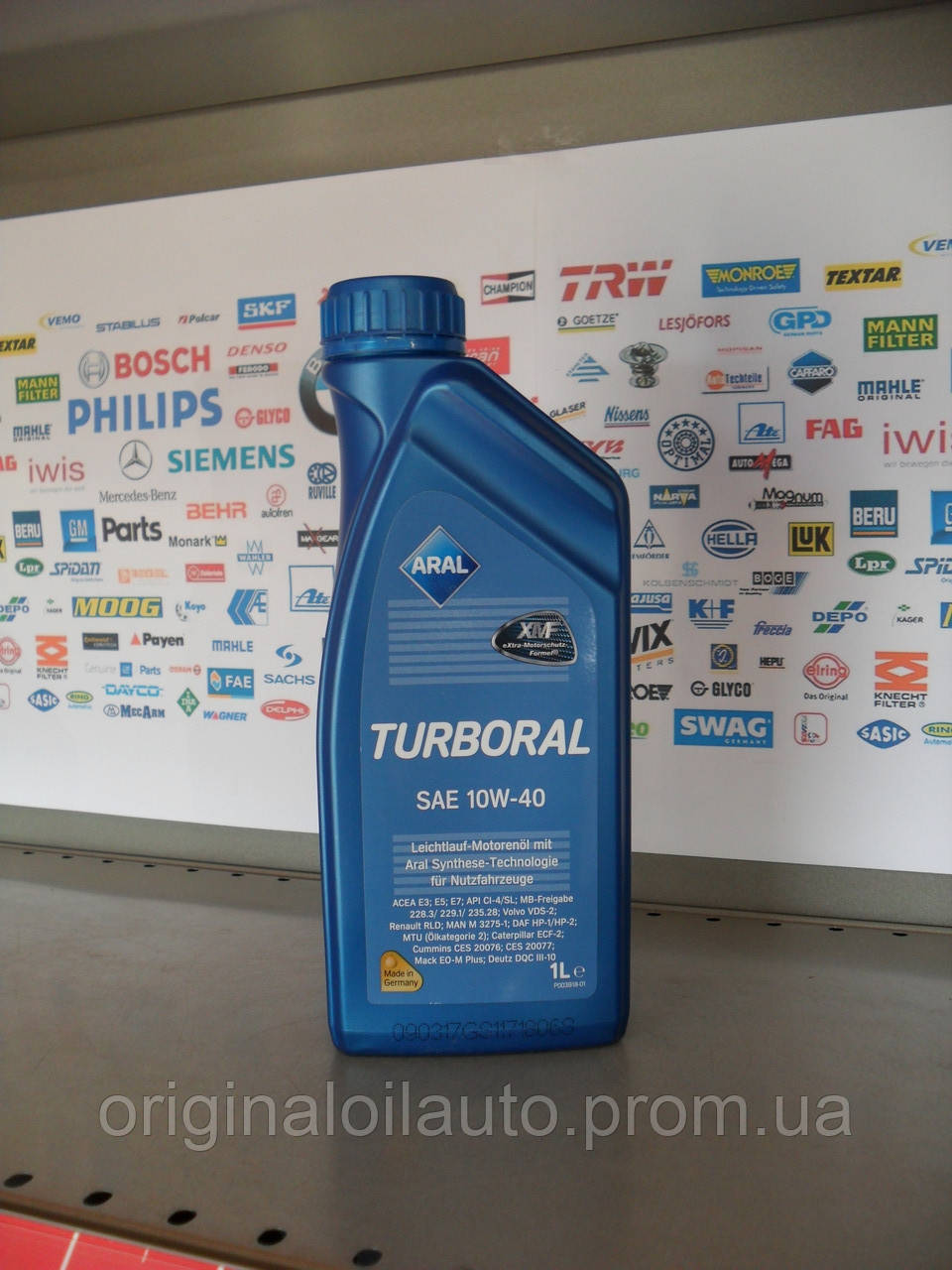 ОРИГІНАЛЬНА!!Моторна олива Aral Turboral 10W40 1 л