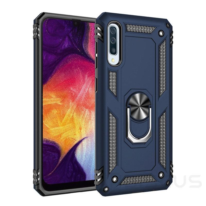 Протиударний чохол бампер Magnetic Ring з підставкою для Samsung Galaxy A50 (2019) A505 / A50s / A30s Blue