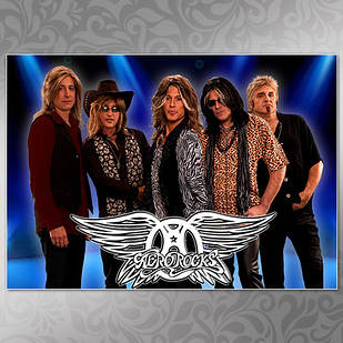 Плакат А3 Рок Aerosmith 002