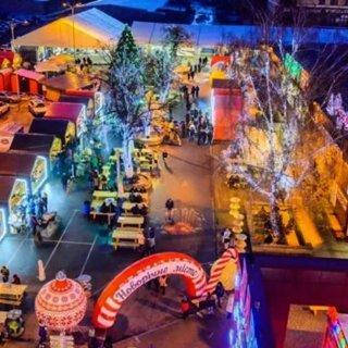 Новорічні надувні декорації пневмо арка/Inflatable Christmas Shapes/Inflatable arches, фото 1