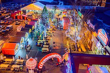 Новорічні надувні декорації пневмо арка/Inflatable Christmas Shapes/Inflatable arches, фото 4