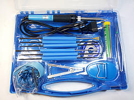 Набір для паяння ZD 921H Паяльник з керамічним нагрівачем, обплетення, браслет, припій, лопатки для паяння