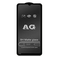 Защитное стекло Full Glue Matte для телефона Samsung Galaxy A20 2019 ( SM-A205 ) - Black