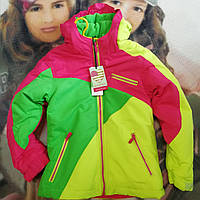Куртка лижна зимова на дівчинку ріст 92-98, 104-110, 128см