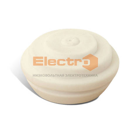 Сальник діаметр 25mm, силіконовий ущільнювач, отв. 25мм білий IP34 Electro, фото 3