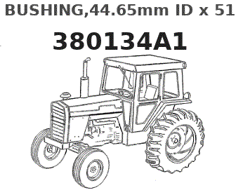 Втулка бронз. (2х1-34"х1-1/4"), RMX370, 380134A1 оригінал