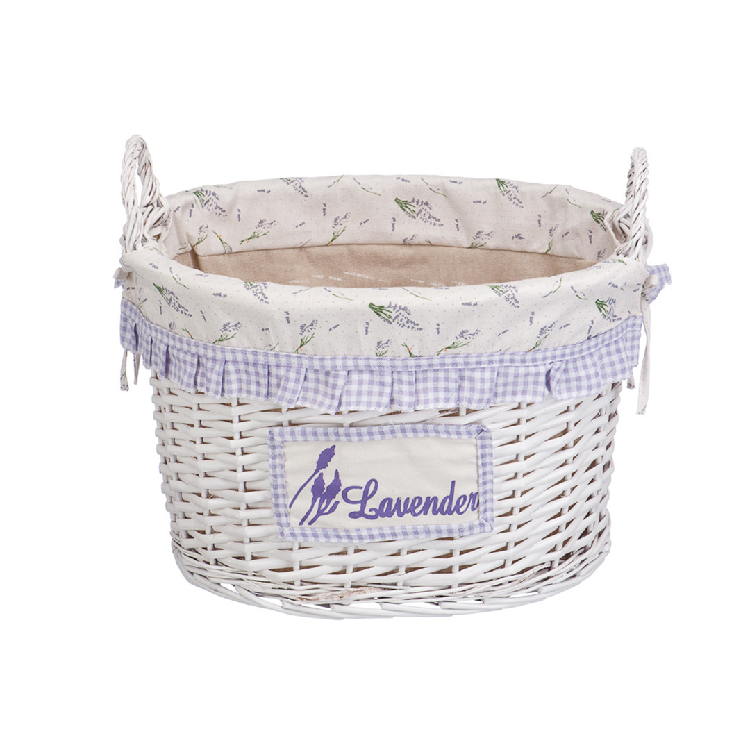 Кошик плетений Natural House "Лаванда" з ручками, 45х32х30 см (EW-24 L)