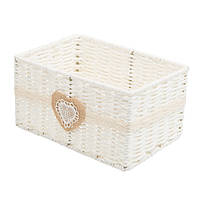 Кошик стелажний Handy Home "Сердечко", металевий, 30х23х15 cм (EW-60 M)