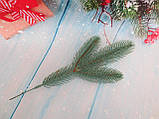 Штучна гілка ялини Еліт - 3 Блакитна, фото 2