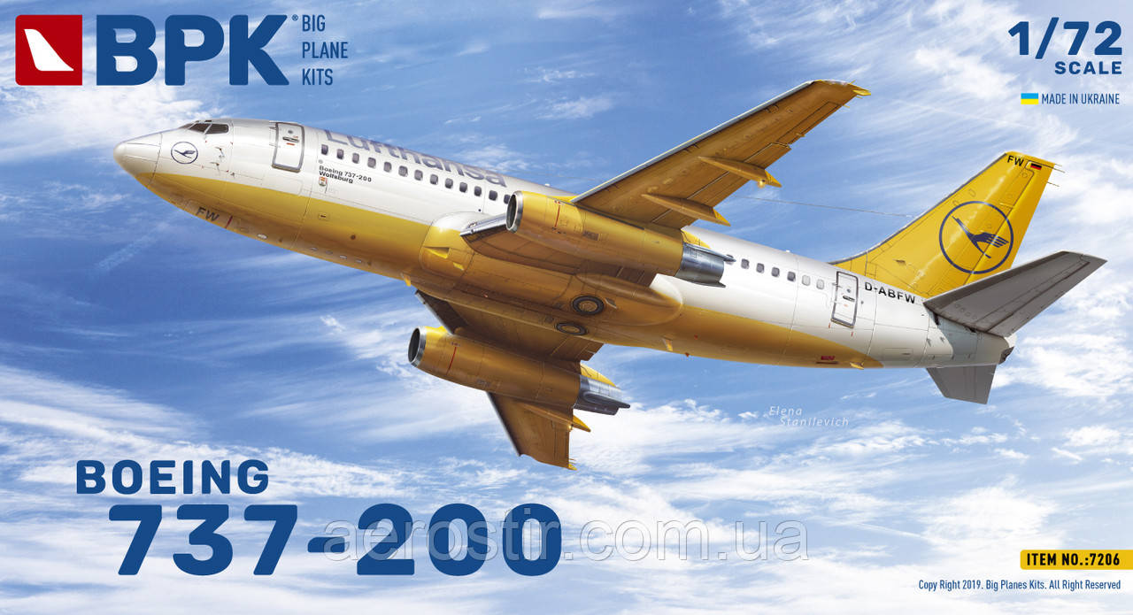 Boeing 737-200 1/72 BPK 7206