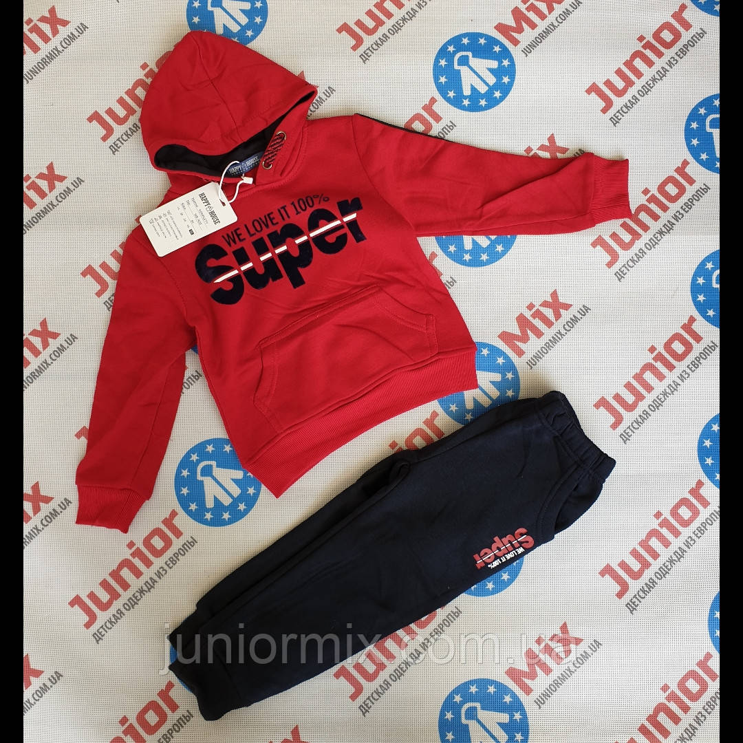 Дитячі теплі спортивні трикотажні костюми гуртом для хлопчиків H&H