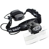 Бінокуляр Magnifier 9892С 6x з Led-підсвіткою, 5 лінз