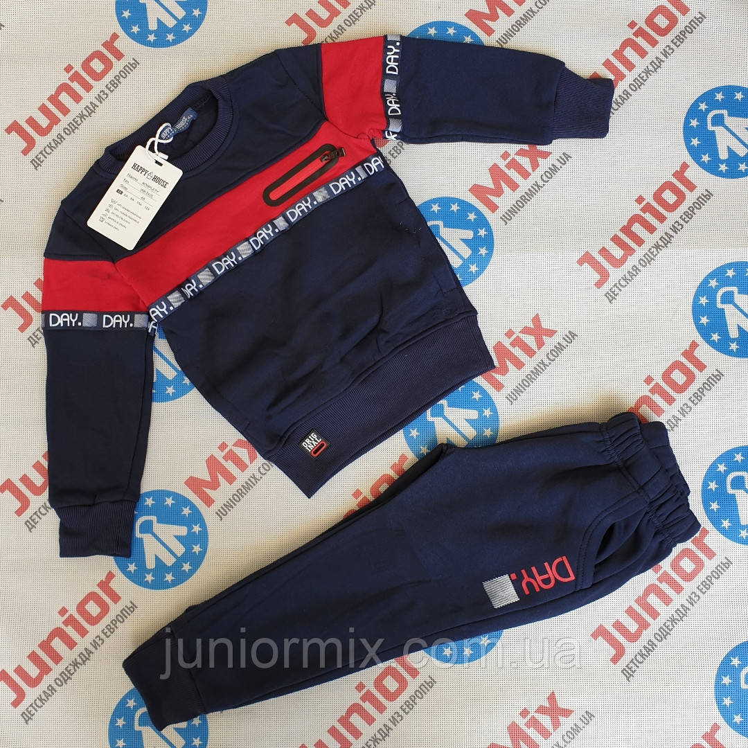 Оптом дитячі спортивні теплі трикотажні костюми для хлопчиків H&H