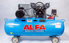 Компресор 150 л, 3.8 кВт AL-FA ALC150-2  (2-x поршневий масляний)