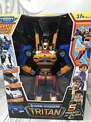 Трансформер Тобот Тритан великий 37 см 3 в 1, три машини збираються в тобота Тритана tobot tritan 507