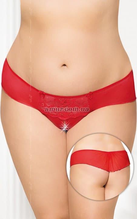 Трусики G-string 2433 — Plus Size червоні XL