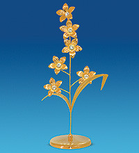 Фігурка Сваровскі з позолотою "Гілка з квітами" AR-1222