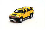 Машинка игровая автопром «Hummer H3» Жёлтый 68240A, фото 3