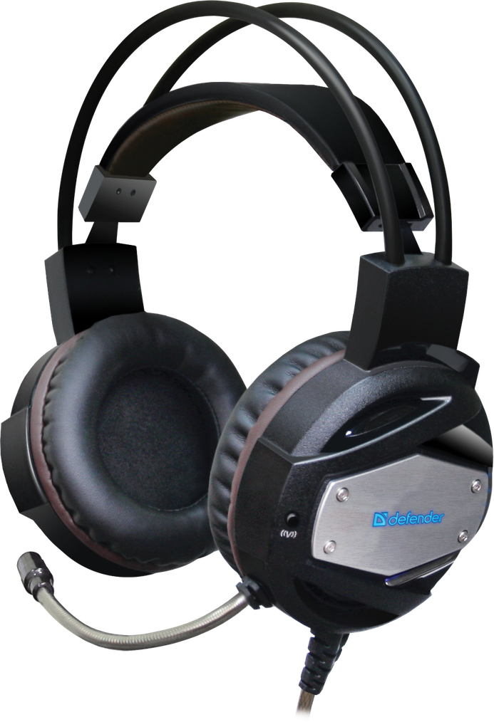 Ігрова гарнітура Defender Warhead G-500 коричневий + чорний, кабель2,5 м