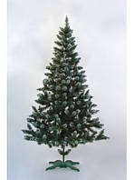 Штучна ялинка Лідія з білими кінчиками 1 м.