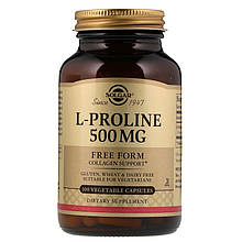 L-пролін SOLGAR "L-Proline" 500 мг (100 капсул)