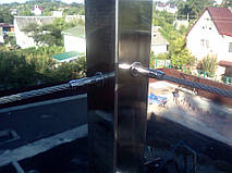 тросовое ограждение  терассы в частном доме. Обуховский район, Киевская область. август 2015 года 7