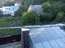 тросовое ограждение  терассы в частном доме. Обуховский район, Киевская область. август 2015 года 14
