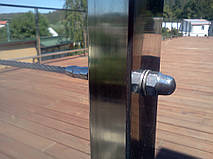 тросовое ограждение  терассы в частном доме. Обуховский район, Киевская область. август 2015 года 17