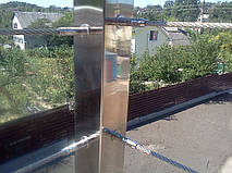 тросовое ограждение  терассы в частном доме. Обуховский район, Киевская область. август 2015 года 25